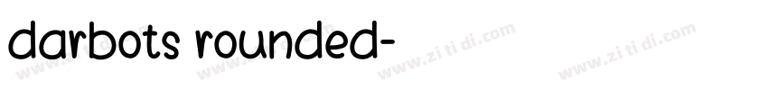 darbots rounded字体转换